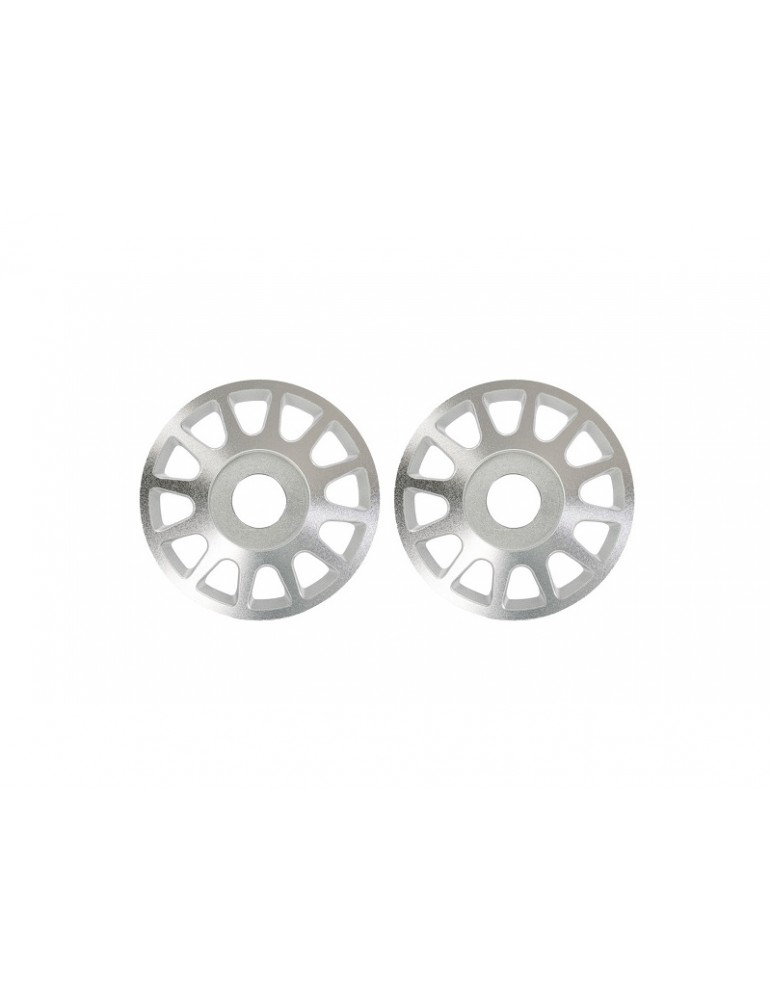 Traxxas ratų centrai, ‚Method Race Wheels 703 Beadlock‘ (aliuminis, sidabro spalvos anoduotas) (2)