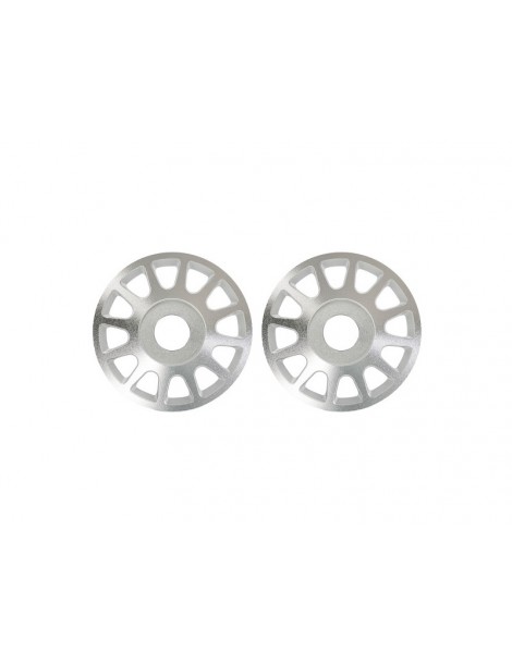 Traxxas ratų centrai, ‚Method Race Wheels 703 Beadlock‘ (aliuminis, sidabro spalvos anoduotas) (2)