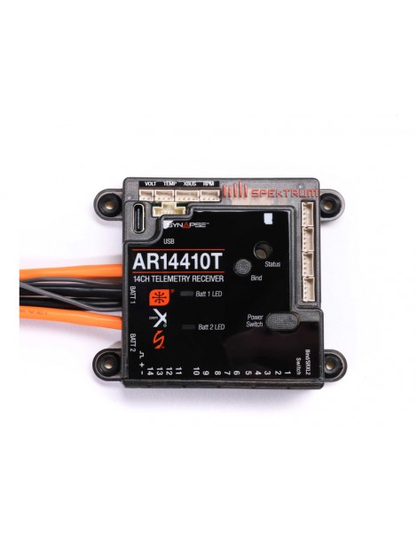 Spektrum receiver AR14410T 14CH PowerSafe w/ telemetry