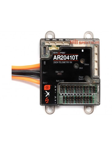 Spektrum receiver AR20410T 20CH PowerSafe w/ telemetry