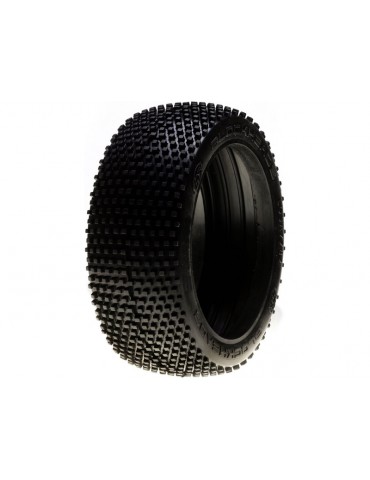 Losi 1/8 Blockhead G2 Buggy Tire w/ Inserts, Red (2)