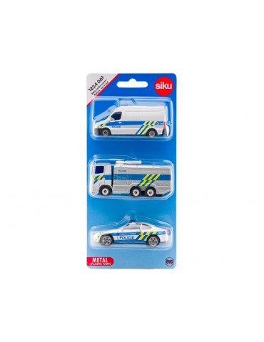 SIKU Police 3 automobilių rinkinys („Čekijos versija“)