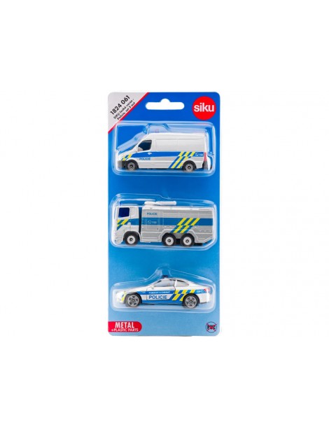 SIKU Police 3 automobilių rinkinys („Čekijos versija“)