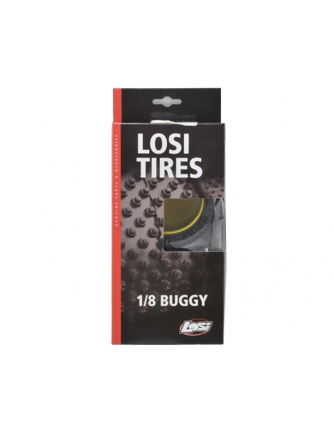 Losi 1/8 Digits G2 Buggy padangos su įdėklu (raudona) (2)