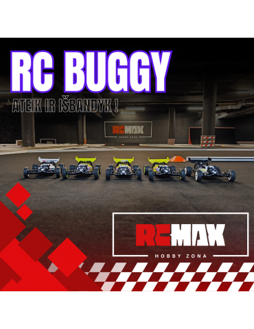 Pasivažinėjimas RC Buggy modeliu (30 min.)