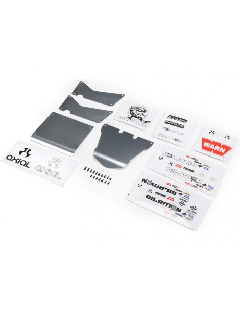 Axial Body Panel Set, Aluminum: Gilamon AXP8