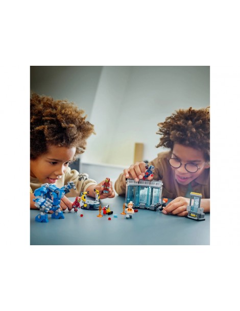 LEGO Marvel - Geležinio žmogaus laboratorija: šarvų kambarys