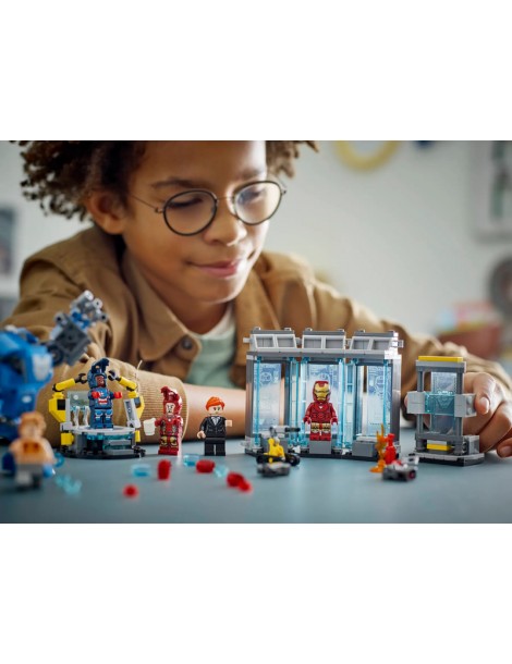LEGO Marvel - Geležinio žmogaus laboratorija: šarvų kambarys