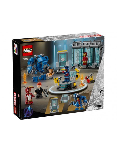 LEGO Marvel - Geležinio žmogaus laboratorija: šarvų kambarys