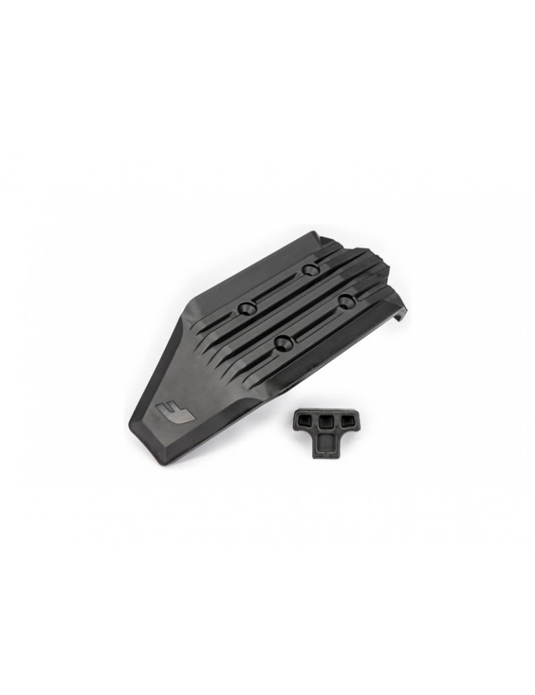 Traxxas Skid plate, front (1)/ rubber impact cushion (1)