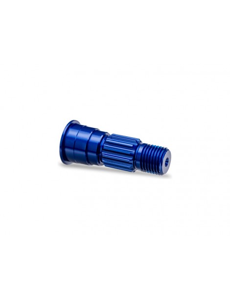 Traxxas Stub axle, front, aluminum (blue-anodized)