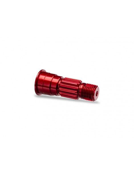 Traxxas Stub axle, front, aluminum (red-anodized)