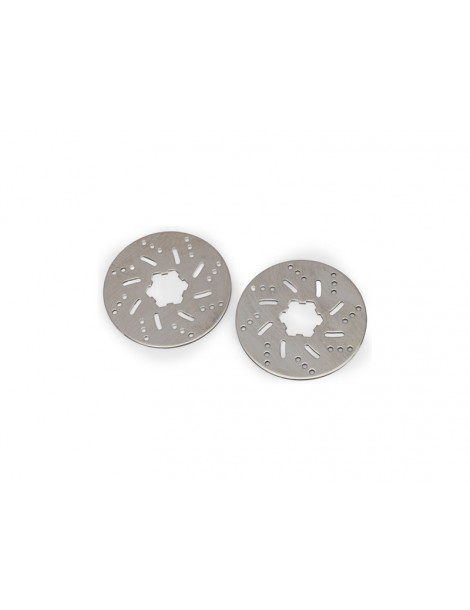 Traxxas Brake disc, front (82mm) (stainless steel) (2)