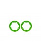 Traxxas Beadlock rings, front, green 3.5" (2)
