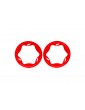 Traxxas Beadlock rings, rear, red 3.9" (2)