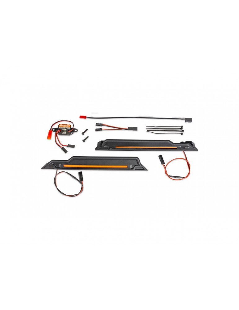 Traxxas LED light kit, orange, complete (underbody)