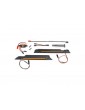 Traxxas LED light kit, orange, complete (underbody)