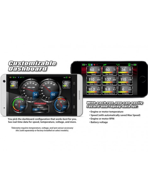 Traxxas Transmitter, TQi Traxxas Link enabled, 2.4GHz high output, 3-channel (transmitter only)