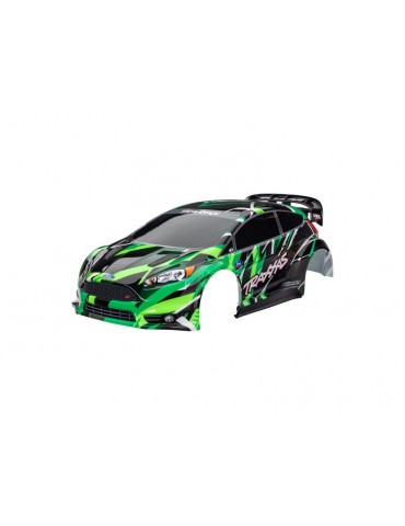 Traxxas Body, Ford Fiesta ST Rally VXL, green
