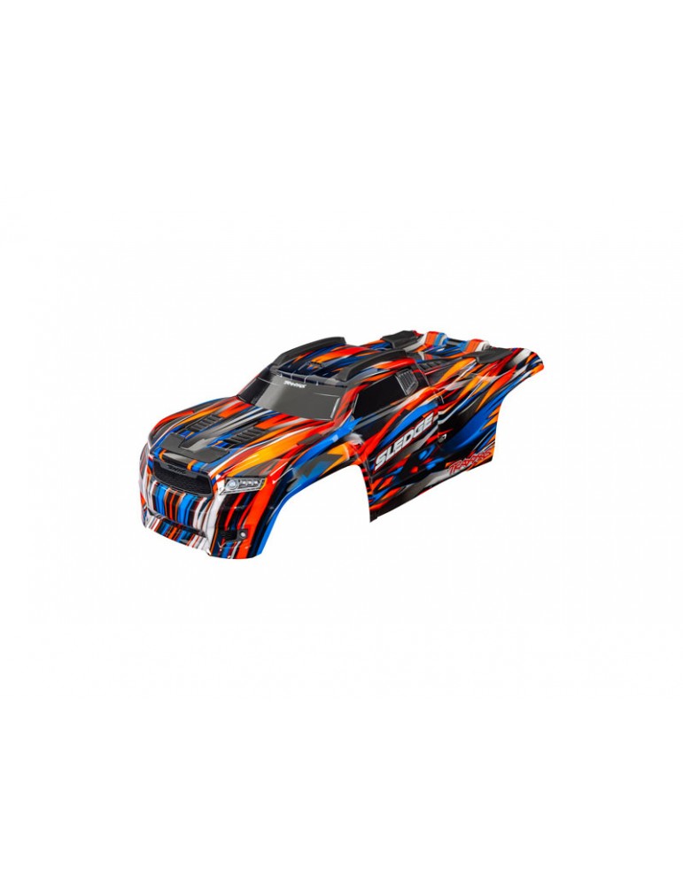 Traxxas kėbulas, Sledge, oranžinis (dažytas, lipdukai užklijuoti)