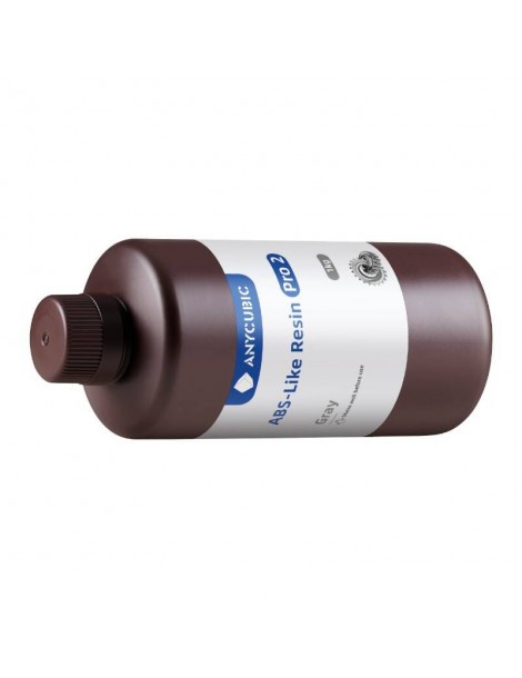 Derva 3D spausdinimui AnyCubic ABS-Like derva Pro 2 (pilka) - CyborgShop