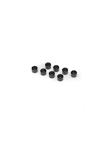 Traxxas Spacer, shock cap, aluminum (black-anodized) (8)