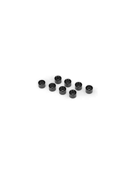 Traxxas Spacer, shock cap, aluminum (black-anodized) (8)