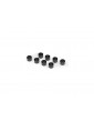 Traxxas Spacer, shock cap, aluminum (black-anodized) (8)
