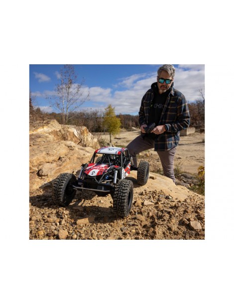 RC modelis Axial 1/8 AXP8 Gilamon 2.2 4WD RTR raudona