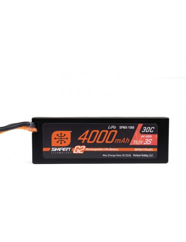 Spektrum 11.1V 4000mAh 3S 30C Smart G2 Hardcase LiPo akumuliatorius: IC5