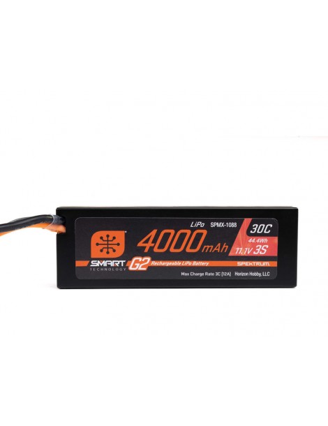 Spektrum 11.1V 4000mAh 3S 30C Smart G2 Hardcase LiPo akumuliatorius: IC5