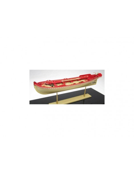 Model Shipways 21ft English Pinnace Wood & Metal Model Ship Kit 1:24 Mastelis