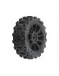 Pro-Line Badlands MX 1,9" Buggy padangos MTD Mach-10 juodi ratai: Typhon GROM