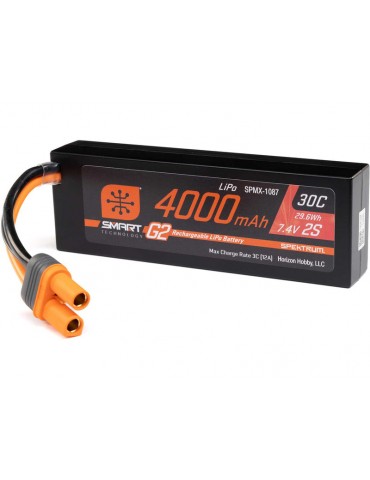 Spektrum Smart G2 LiPo 7.4V 4000mAh 30C IC5