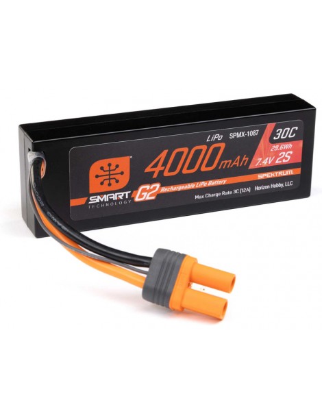 Spektrum Smart G2 LiPo 7.4V 4000mAh 30C IC5