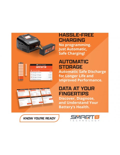 Spektrum Smart G2 LiPo 7.4V 4000mAh 30C IC5