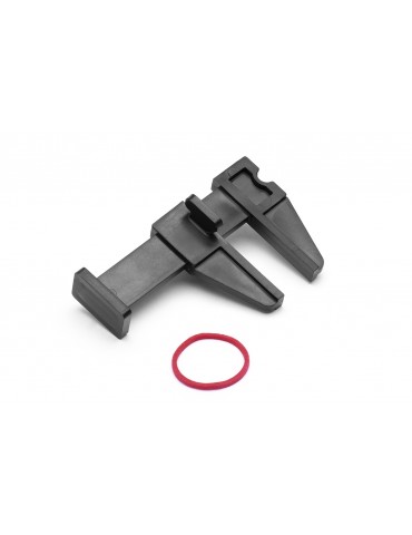Plastic Clamp small, Black, 5 Pcs.