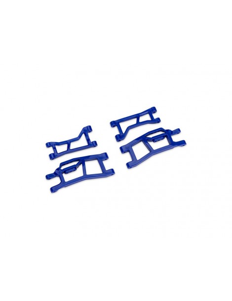 Traxxas Suspension arms, front, blue (for use with 10790)