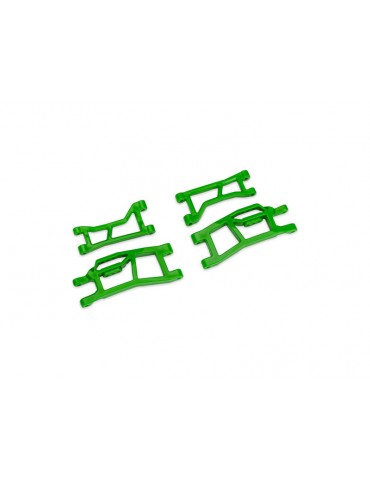 Traxxas Suspension arms, front, green (for use with 10790)