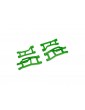 Traxxas Suspension arms, front, green (for use with 10790)