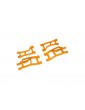 Traxxas Suspension arms, front, orange (for use with 10790)