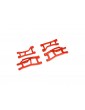Traxxas Suspension arms, front, red (for use with 10790)