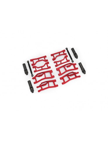 Traxxas Suspension kit, Mini Maxx WideMaxx, red