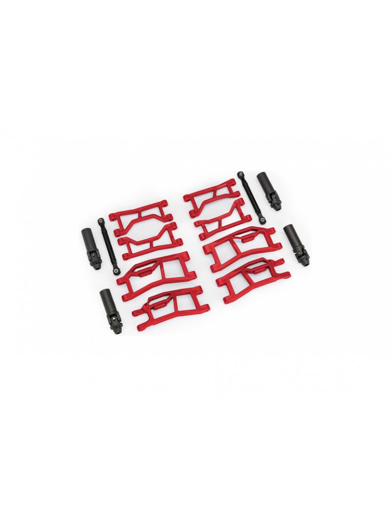 Traxxas Suspension kit, Mini Maxx WideMaxx, red