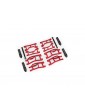 Traxxas Suspension kit, Mini Maxx WideMaxx, red