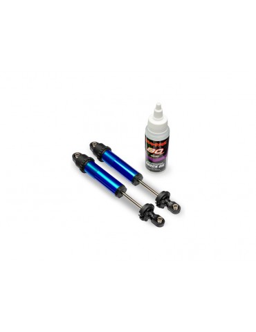 Traxxas Shocks, GT-Maxx, rear, aluminum (blue-anodized) (2)