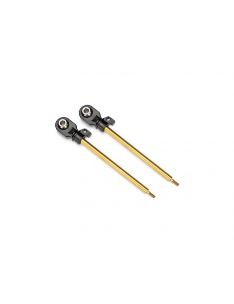 Traxxas Shock shafts, GT-Maxx, 110mm (TiN-coated) (2)