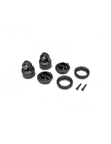 Traxxas Shock caps, GT-Maxx shocks (for 4mm pins)/ spring perch/ adjusters (for 2 shocks)