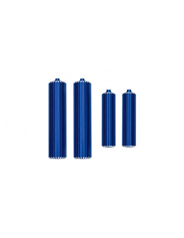 Traxxas Reservoirs, shocks, aluminum (blue-anodized) (4)