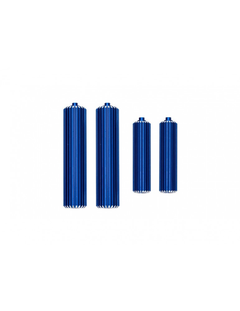 Traxxas Reservoirs, shocks, aluminum (blue-anodized) (4)